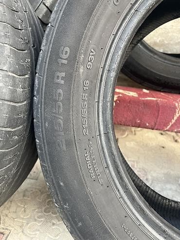 Шины 215 / 55 / R 16, Лето, Б/у, Комплект, Легковые, Франция, Continental