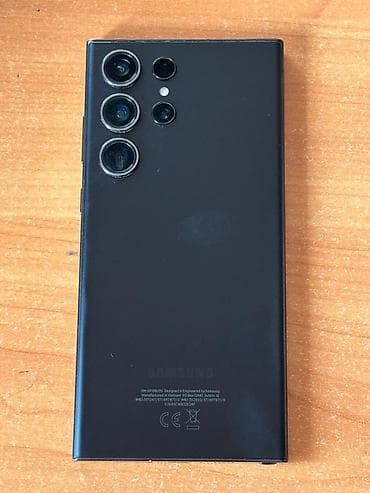 stylus: Samsung Galaxy S23 Ultra, Б/у, 256 ГБ, цвет - Черный, 2 SIM — 2