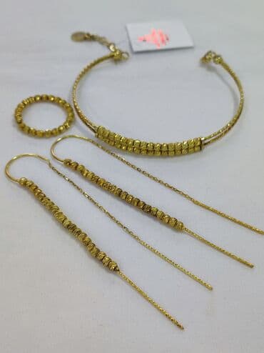 самые красивые свадебные платья в мире: Серебро 925 пробы с напылением жёлтое золото Серебряный Комплект+ — 1