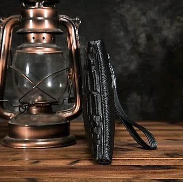 барсетка мужское: Клатч, Материал: Натуральная кожа, Мужские, Новый — 5