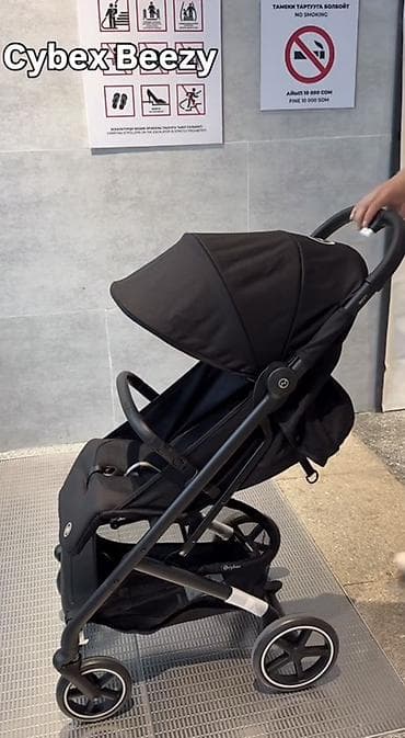 Коляскалар: Прогулочная коляска Cybex Beezy (черная) - Компактная городская — 3