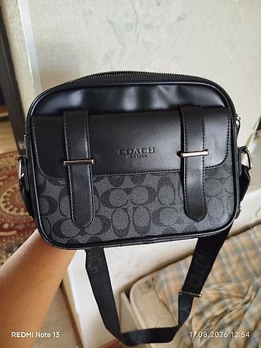 Сумка через плечо COACH New York, мужская/унисекс, компактная — 1