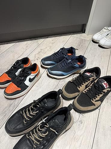 кросо: Каждая по 500
Оранжевые найки 36/37
Остальные 42 — 3