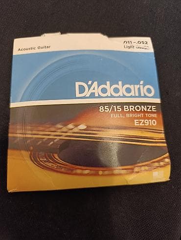 Музыкалык аспаптар: Струны для акустической гитары D’Addario EZ910 85/15 Bronze - Серия — 1