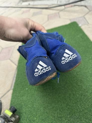 Туфли: Мужские кроссовки, 43, Adidas, Б/у, цвет - Синий, Платная доставка — 4