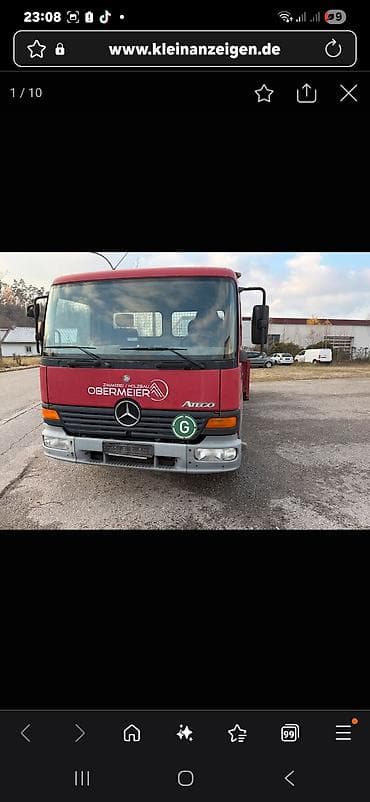 Грузовик, Mercedes-Benz, Стандарт, 7 т, Б/у at lalafo.kg Грузовик, Mercedes-Benz, Стандарт, 7 т, Б/у