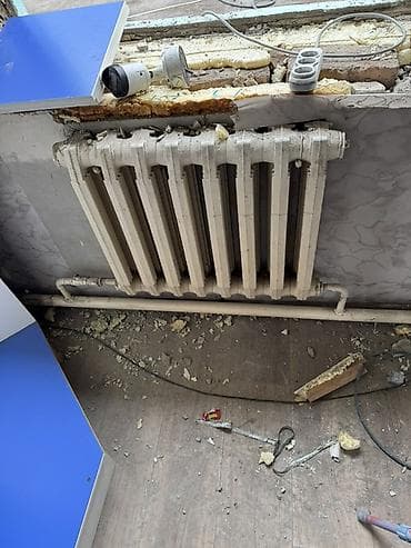 паровой отопление: Чугунные секционные радиаторы отопления с подключением - Тип — 1