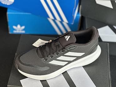Мужские кроссовки, 42, 43, Adidas, Новый, цвет - Черный, Бесплатная доставка