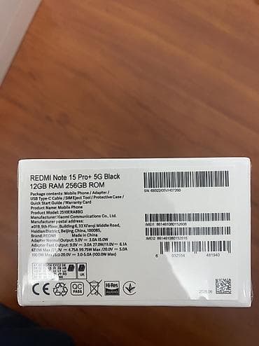 note 15 pro: Redmi note 15 pro plus есть в наличии на 256 и на 512гб. 256 стоит — 2