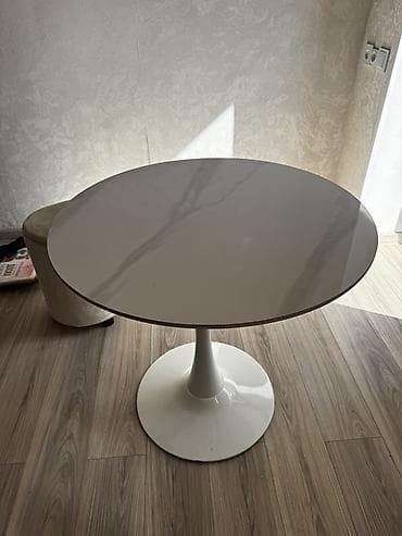 столы с колёсами: Кухонный стол, Новый, Круглый, Нераскладной — 2