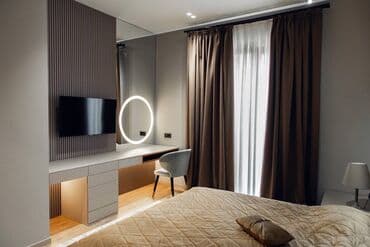 суточный квартира бишкек парк: 2 комнаты, Домофон, Круглосуточное заселение, Парковка — 4