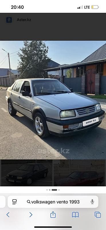 решётка на венто: Volkswagen Vento: 1993 г., Механика, Бензин, Седан — 1