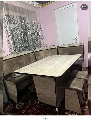 Кухонный стол и стул, Б/у