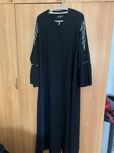 золотой ворон: Вечернее платье, Длинная модель, С рукавами, С пайетками, L, XL — 2