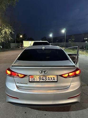 нета с машина: Hyundai Elantra: 2017 г., 2 л, Автомат, Бензин, Седан — 1