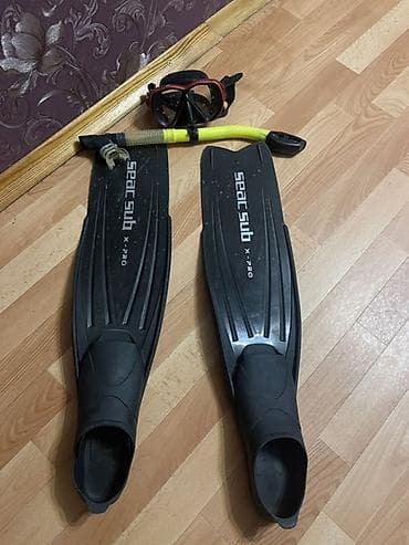Спорт жана эс алуу: Набор для снорклинга и подводного плавания: - Ласты Seac Sub X‑Pro с — 1