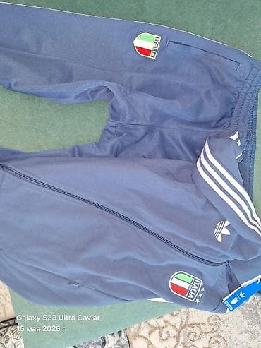 немецкая форма: Мужской спортивный костюм, L, Adidas, Новый, цвет - Синий — 3