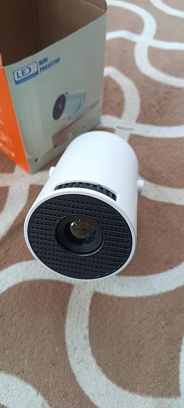 ТВ үчүн аксессуарлар: Мини-проектор LED (TFT LCD) Компактный проектор цилиндрической формы — 1