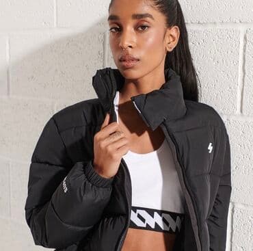 tech fleese: Superdry. Женская удлиненная спортивная водоотталкивающая — 6