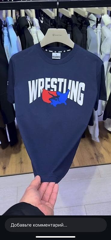джог: Футболка RUDIS “WRESTLING” - Спортивная футболка с крупным принтом — 2