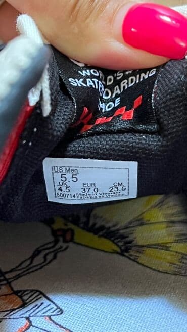 кросовки роликовые: Мужские кроссовки, 37, Vans, Новый, цвет - Белый, Платная доставка, Самовывоз — 4