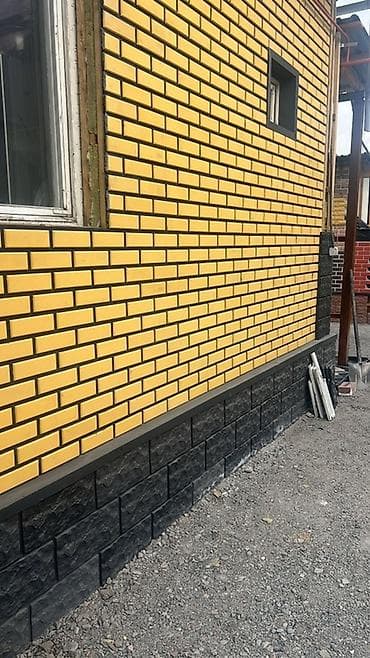 плита световой волны: Фасад дома фасадные работы клинкер Бишкек Сары таш Бишкек термопанели — 2