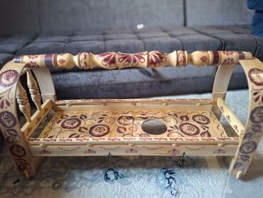 детский манеж деревянный: Люлька, Колыбель, Дерево, цвет - Фиолетовый — 5