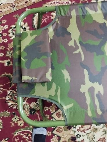 раскладушка на прокат: Продам новую раскладную кровать камуфляжного цвета — 2