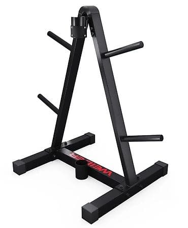 Велосипеддер: Стойка-органайзер для дисков и грифа (формат «А‑рама») - Назначение — 1