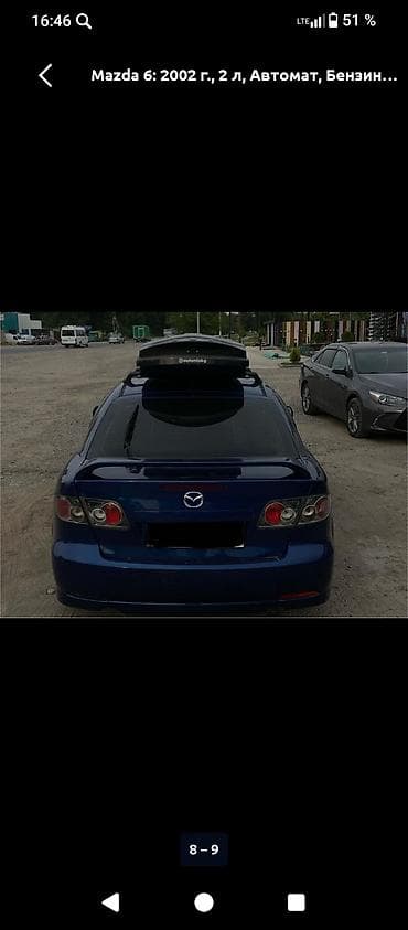 bmw e49: Mazda 6: 2002 г., 2 л, Автомат, Бензин, Седан — 2