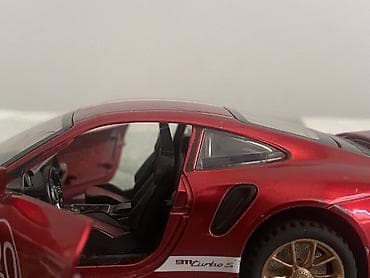 машина для гонок: Коллекционная модель автомобиля Porsche 911 Turbo S (миниатюра) - — 5