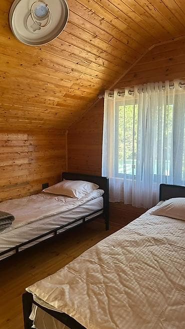 брючный цех: Современные апартаменты/таунхаусы в деревянном шале с панорамными — 6