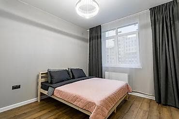 Квартиры: 1 комната, Люкс, элитка, Бишкек Парк ТРЦ, Душевая кабина, Постельное белье, Кондиционер — 2