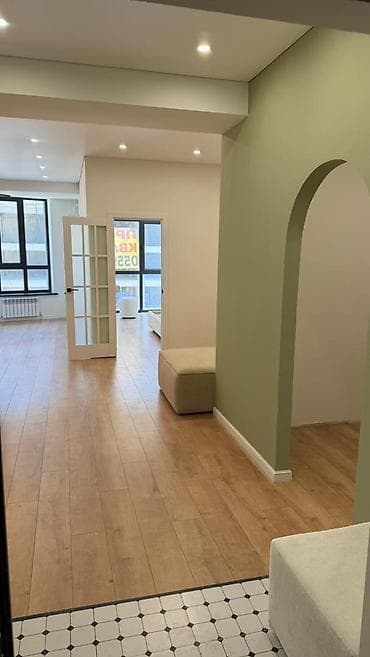 Квартиры: 2 комнаты, 55 м², Асанбай мкр Элитка, 10 этаж, Евроремонт — 1