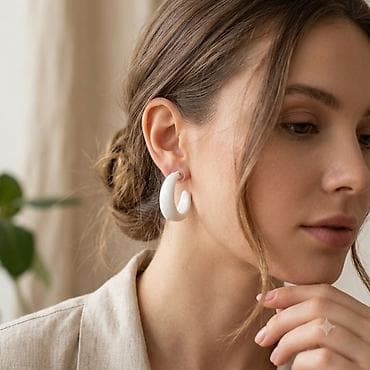 Серьги: Продаю винтажные серьги-гвоздики из моей коллекции (чешская — 9