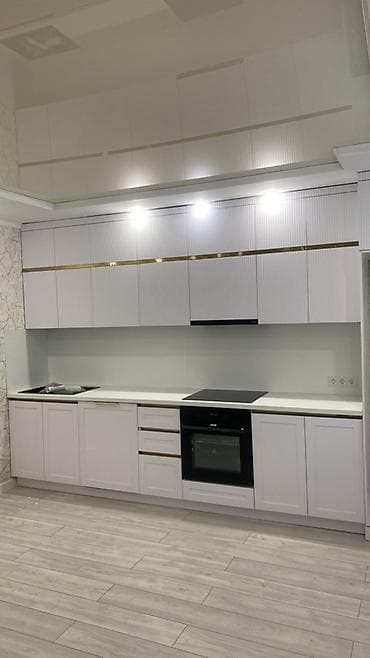 фотографии кухонной мебели: Кухонный гарнитур, цвет - Белый, МДФ — 4