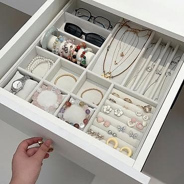 Декор жана интерьер: Вставной органайзер для украшений в выдвижной ящик. - Модульная — 1