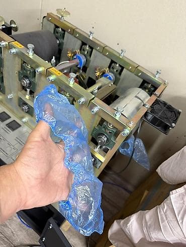 бахил: Автомат для производства бахил из ПНД/ПВД пленки с эластичной резинкой — 2