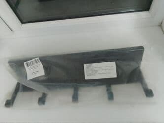 Сушилки: Новая полка с крючками для ванной комнаты, с креплениями в комплекте — 4