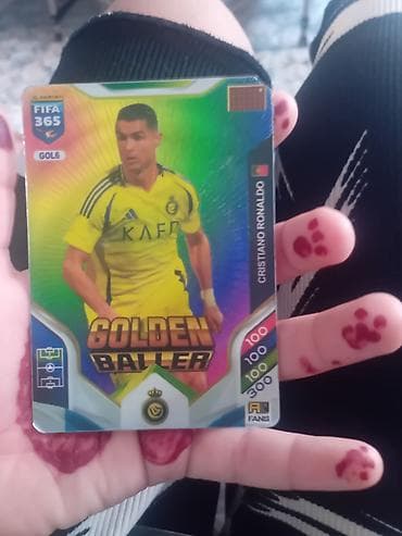 игровые карты: Коллекционная футбольная карточка Panini FIFA 365 — Golden Baller - — 2