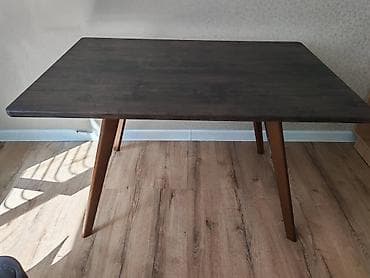 сколько стоит кухонный стол и стулья: Кухонный стол и стул, цвет - Черный — 1