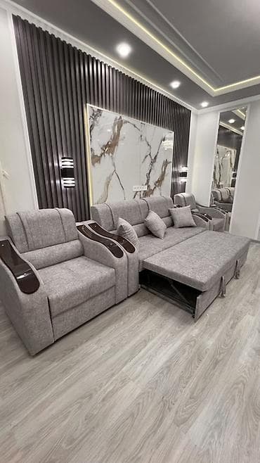 third edition solution: Комплект мягкой мебели, Новый, В рассрочку, Бесплатная доставка, цвет - Серый — 4