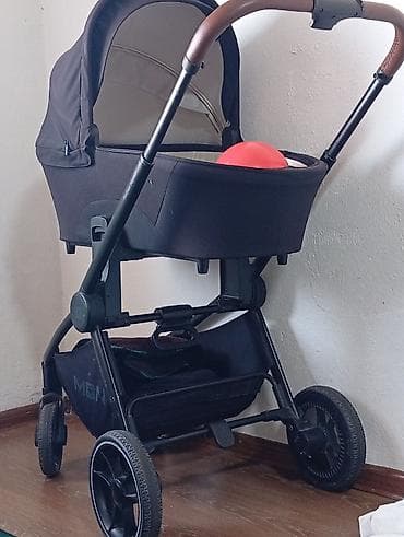 Коляска, Другой бренд, цвет - Черный, Б/у