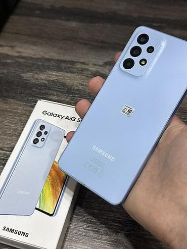 iphone xe: Samsung Galaxy A33 5G, цвет - Голубой — 4
