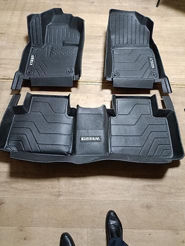 полики geely: 3D Полики Для салона Geely, цвет - Черный — 1