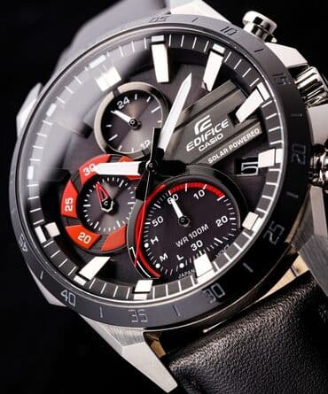 часы механические casio: Edifice Новинка ! Модель EQS-940 ___ Функции : секундомер, дата, 24 — 1