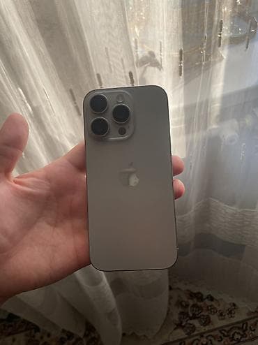 iphone 17 pro max kyrgyzstan: IPhone 16 Pro, Б/у, 256 ГБ, Natural Titanium, Коробка, 88 % — 1