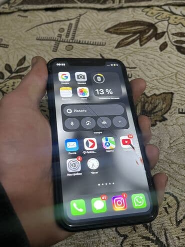 ноутбук бу бишкек: IPhone Xr, Б/у, 64 ГБ, Черный, Чехол, 79 % — 3