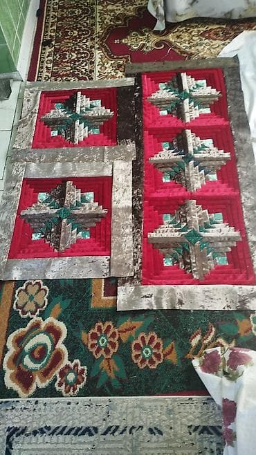 трафарет кирпича: Машинага курак тошоктун чехолу. Описание: - Комплект из крупных — 2