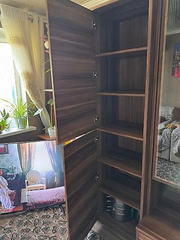 мебельные: Стенка-шкаф, Для зала, Б/у, Особенности: С отделением под телевизор — 8